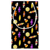 Trick or treat Snoep Patroon Halloween Paper Klein Cadeauzakje (Achterkant)