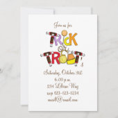 Trick or Treat Snoep Uitnodiging (Voorkant)