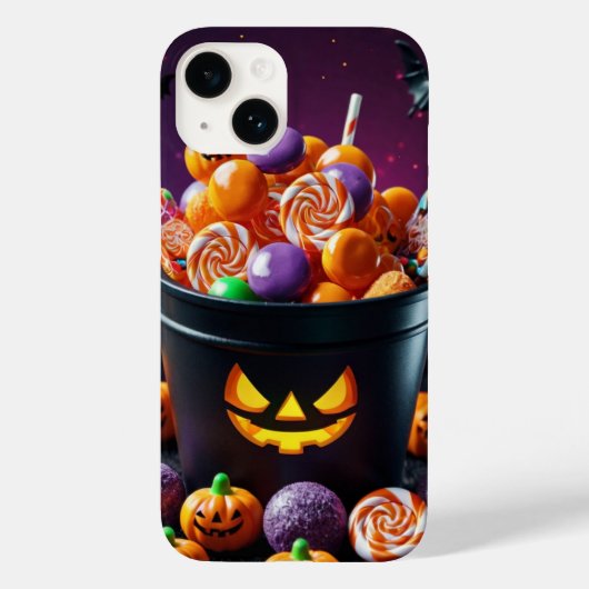 Trick or treat Snoepjes emmer Case-Mate iPhone Case (Achterkant)