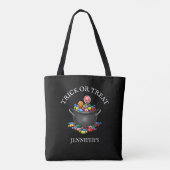 Trick or Treat Snoepketel Tote Bag (Achterkant)