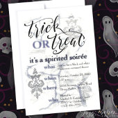 Trick or treat Soirée  uitnodiging