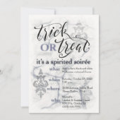 Trick or treat Soirée  uitnodiging (Voorkant)