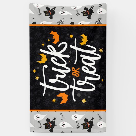 trick or treat spandoek (Verticaal)
