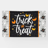 trick or treat spandoek (Horizontaal)