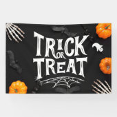 Trick or treat spandoek (Horizontaal)