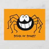 Trick or treat Spider Briefkaart (Voorkant)