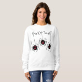 Trick or treat Spiders Halloween Sweatshirt (Voorkant volledig)