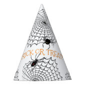 Trick or treat Spiders ID214 Feesthoedjes (Voorkant)