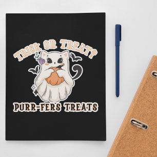 Trick or treat? Spint-fers Treats! Grappige geest  Ronde Sticker