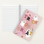 Trick or treat spiraal Notitieboek (Binnen)