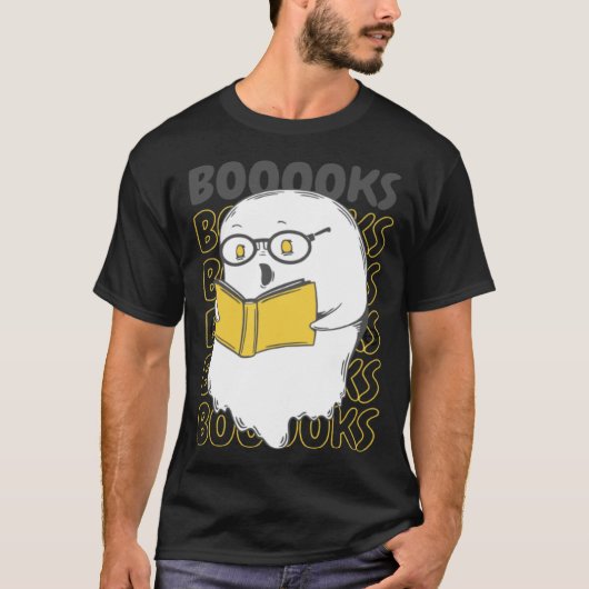Trick or Treat Spooky Books Halloween Graphic Tees (Voorkant)