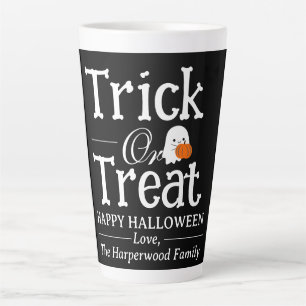 Trick or treat Spooky Halloween familie Latte Mok