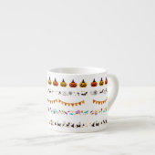 Trick or treat Spooky Halloween Party Creepy Decor Espresso Kop (Voorkant rechts)