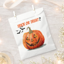 Trick or treat? Spooky Pumpkin Snoep Favoriete Tas