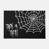 Trick or treat - Spooky Spider Web Halloween Deurmat (Voorkant)
