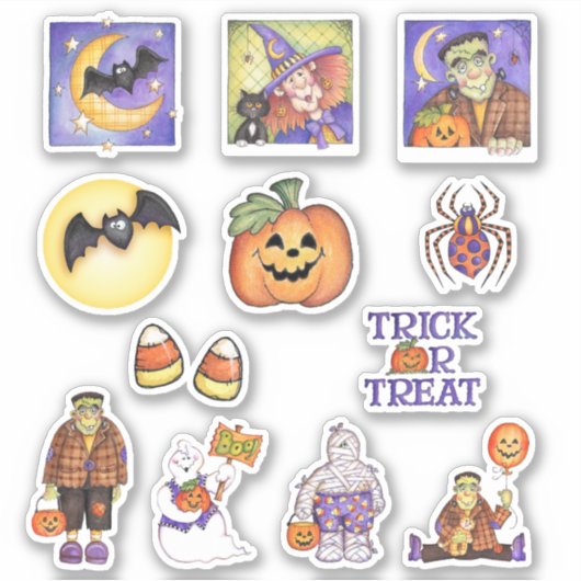 Trick-or-Treat Sticker (Voorkant)