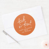 Trick or treat sticker (Envelop)