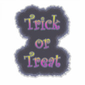 Trick or treat sticker (Voorkant)