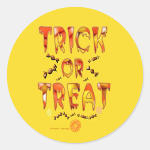 Trick or treat Stickers
