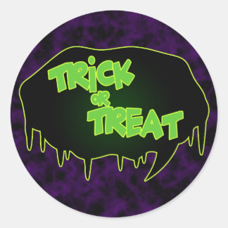 Trick or treat stickers