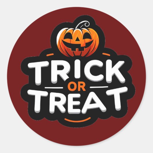 Trick or treat Stickers (Voorkant)