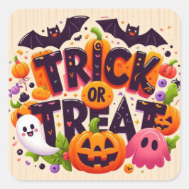 Trick or treat Stickers