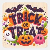 Trick or treat Stickers (Voorkant)