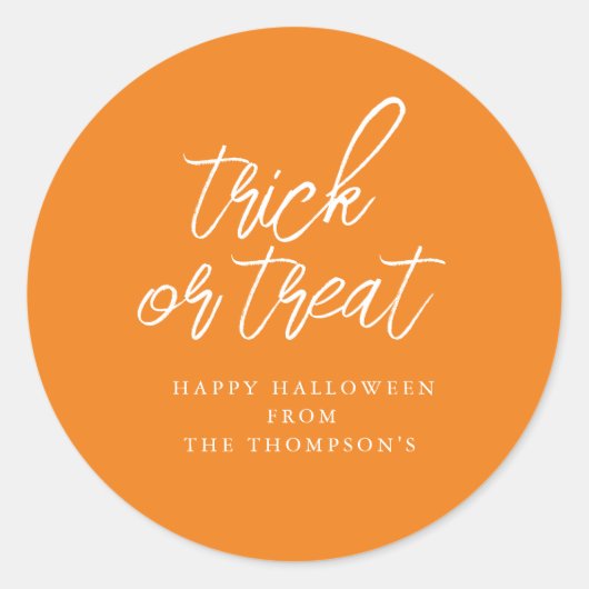 Trick or treat Stickers (Voorkant)