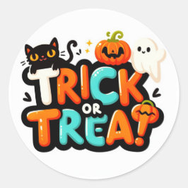 Trick or treat Stickers