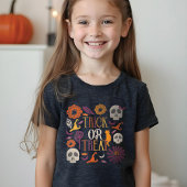 Trick or treat Stijlvol ontwerp van halloween-patr Tri-Blend Shirt