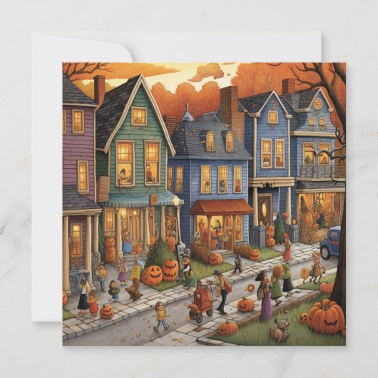 Trick-or-Treat Street: Pumpkin Patch Avenue Kaart (Voorkant)