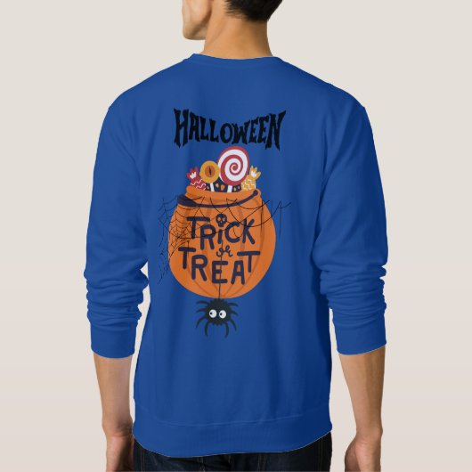 Trick Or Treat Style Sweatshirt – Halloween Vibes (Achterkant)