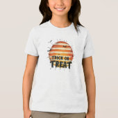 Trick or treat Sunset Halloween T-shirt (Voorkant)