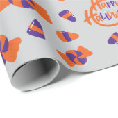 Trick-or-Treat Sweet Grey Halloween Wrapping Paper Cadeaupapier (Rol Hoek)