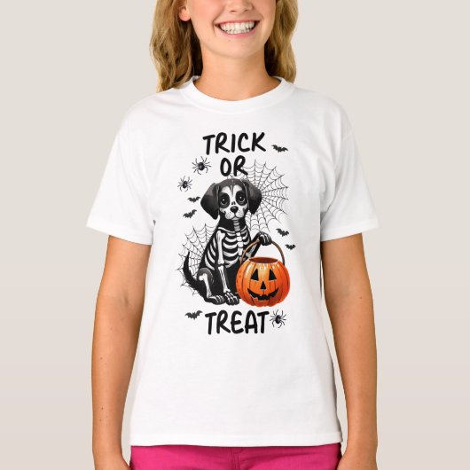 Trick or treat t-shirt (Voorkant)