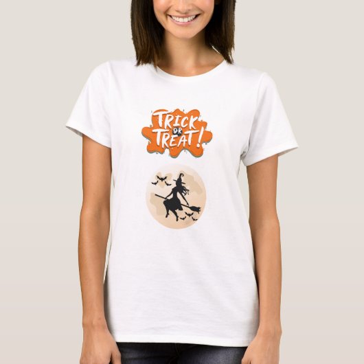 Trick or treat t-shirt (Voorkant)