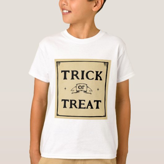 trick or treat  t-shirt (Voorkant)