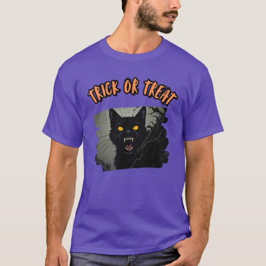 Trick or treat t-shirt (Voorkant)