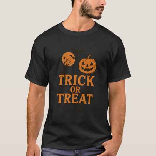 Trick or treat t-shirt (Voorkant)