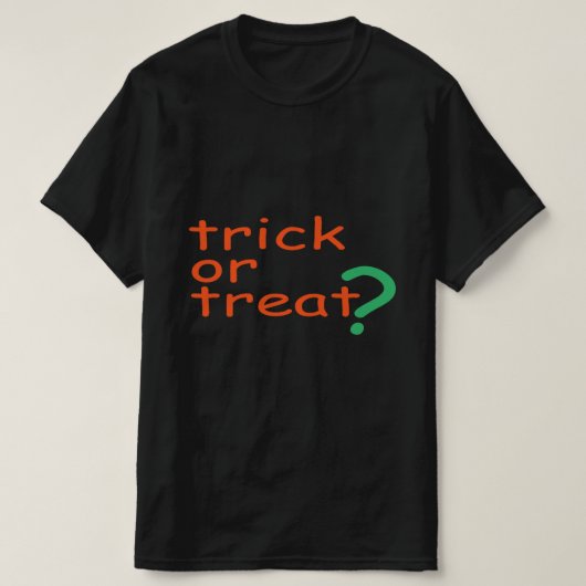TRICK OR TREAT T-SHIRT (Design voorkant)