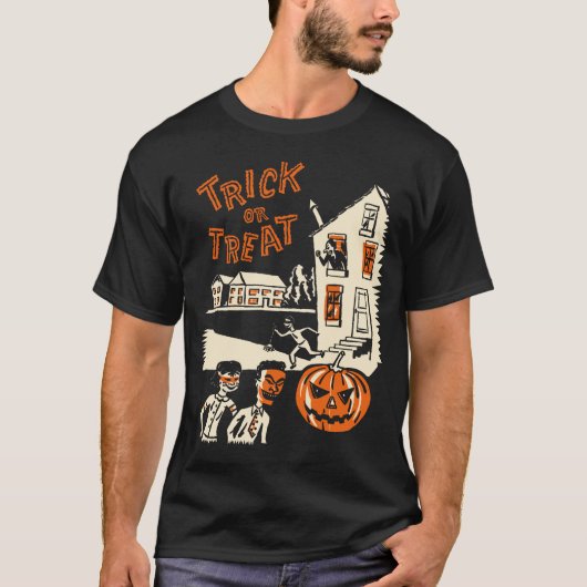 trick or treat T-Shirt uit 1960 (Voorkant)