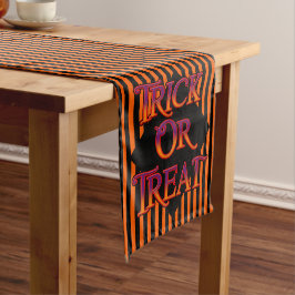 Trick or treat-tabeluitvoerder korte tafelloper