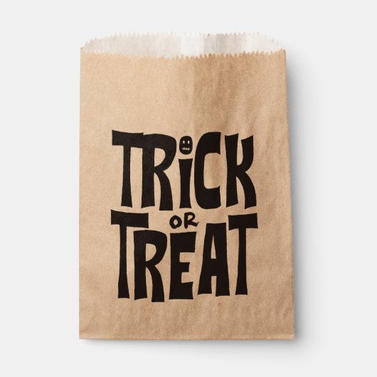 Trick or treat tas bedankzakje (Voorkant)