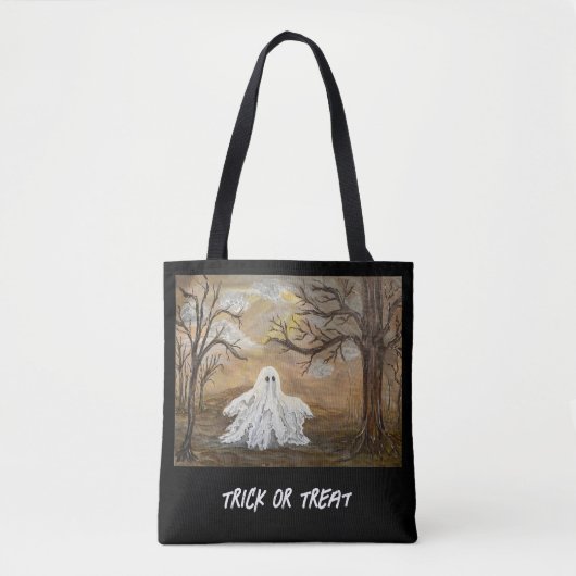 Trick or treat-tas tote bag (Voorkant)