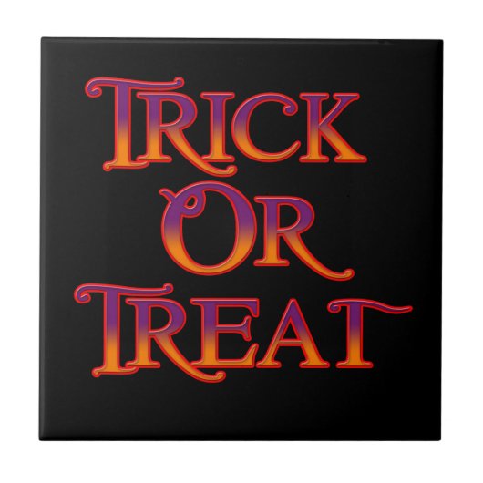 Trick or treat tegeltje (Voorkant)