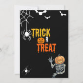 Trick or treat Tijd halloween Kaart (Voorkant)