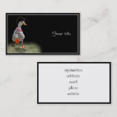 Trick or treat Tijd voor Pirate Duck Visitekaartje (Voorkant / Achterkant)