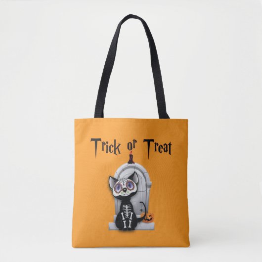 Trick or Treat Tote Bag (Voorkant)