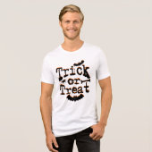 trick or treat Tri-Blend shirt (Voorkant volledig)