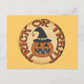 Trick or treat Tshirts en cadeaus Briefkaart (Voorkant)
